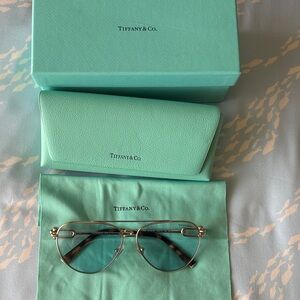Tiffany & Co. Silver Frame Glasses
